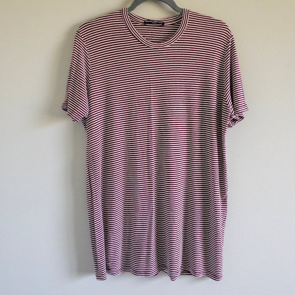 Brandy Melville Striped One Size Tee Shirt Dress - Picture 3 of 7